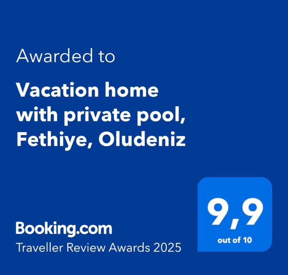 Vacation Home With Private Pool, Fethiye, Oludeniz Cedit Eksteriør bilde